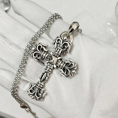 Hexagram Star Sword Anchor Pendant